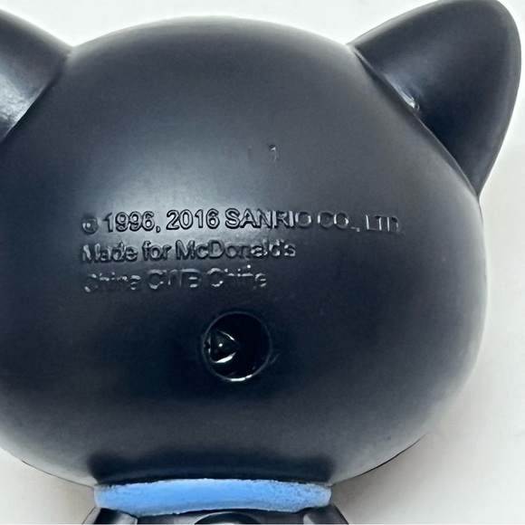 chocolate sanrio mcdonalds black cat  hello kitty happy meal toy 2.5 inch 2016 - Picture 4 of 5
